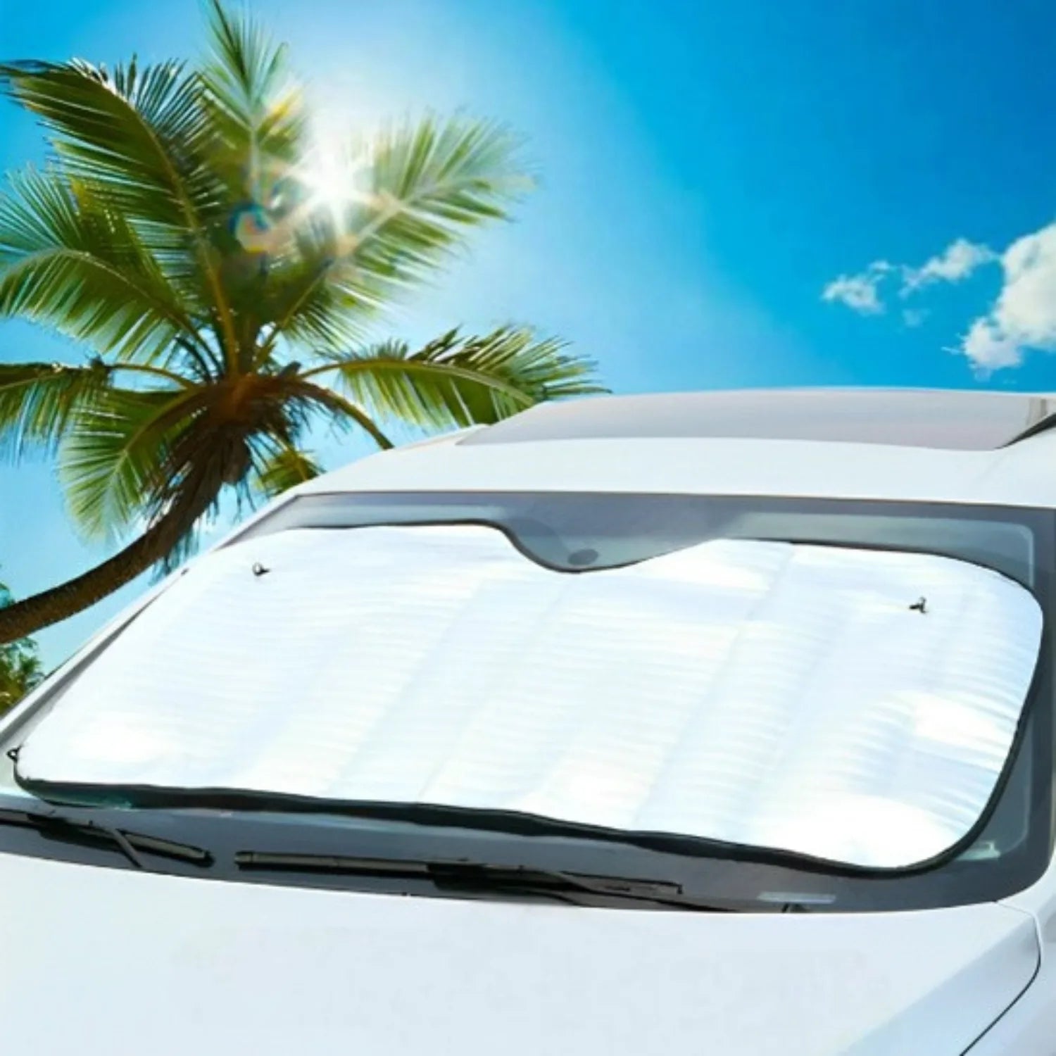 pare soleil voiture aluminium conduite sereine CoolReflect