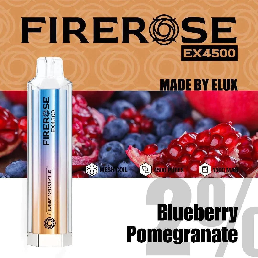 Firerose EX4500 Disposable Vape Pod Puff Pod Box of 10 - Loco Vape UK