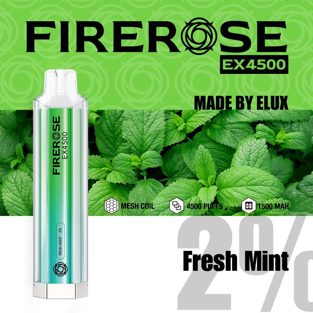 Firerose EX4500 Disposable Vape Puff Pod Device - Loco Vape UK