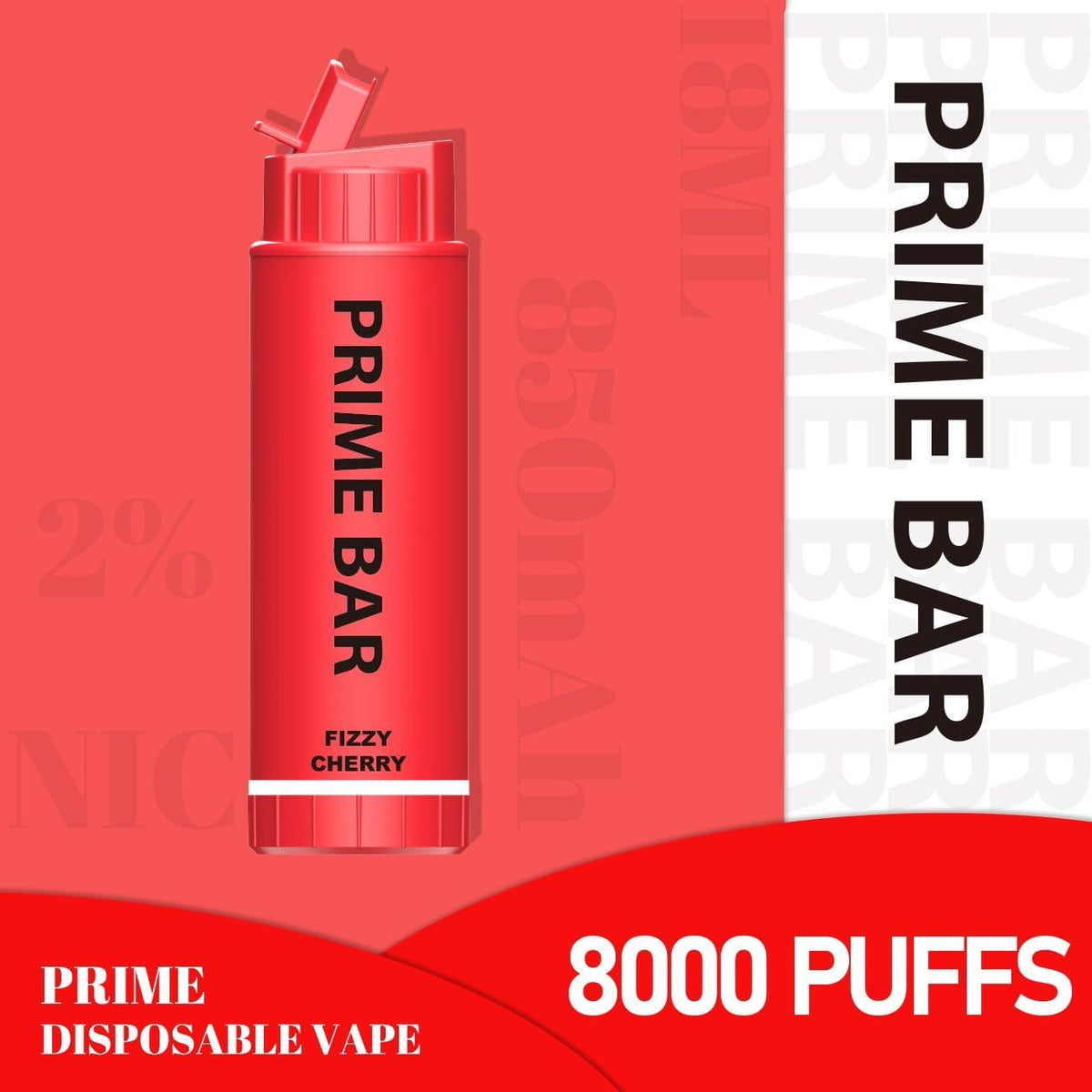 Prime Bar 8000 Disposable Vape Puff Pod Device - Loco Vape UK