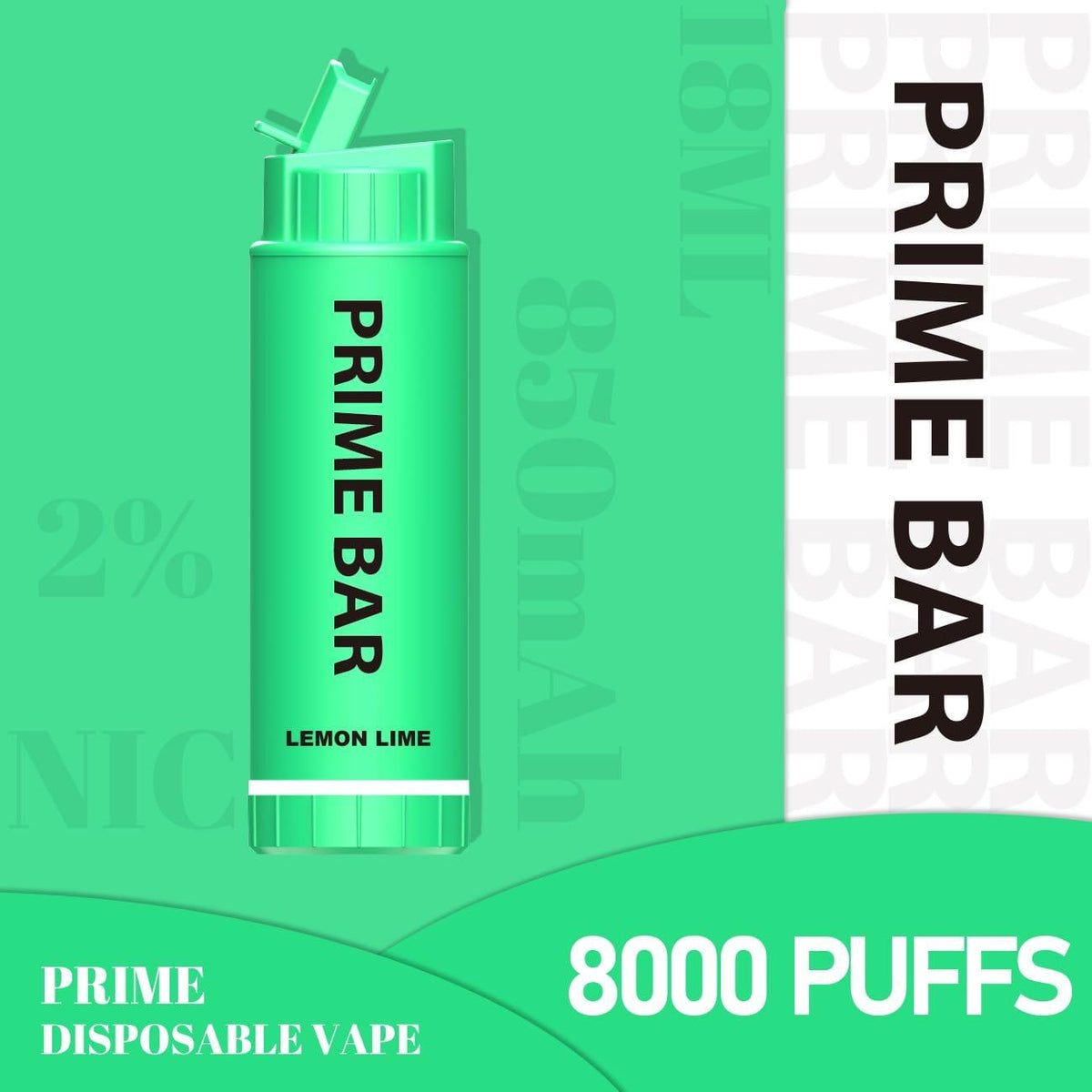 Prime Bar 8000 Disposable Vape Puff Pod Device - Loco Vape UK