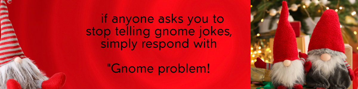 Christmas Gnome Jokes #8