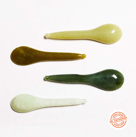 Lanshin Jade Gua Sha Sculpting Spoons