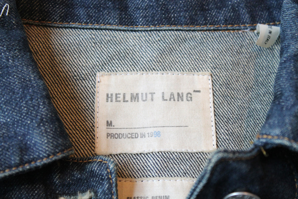 Helmut Lang Raw Denim Jacket Medium 1998 Coup De Grace