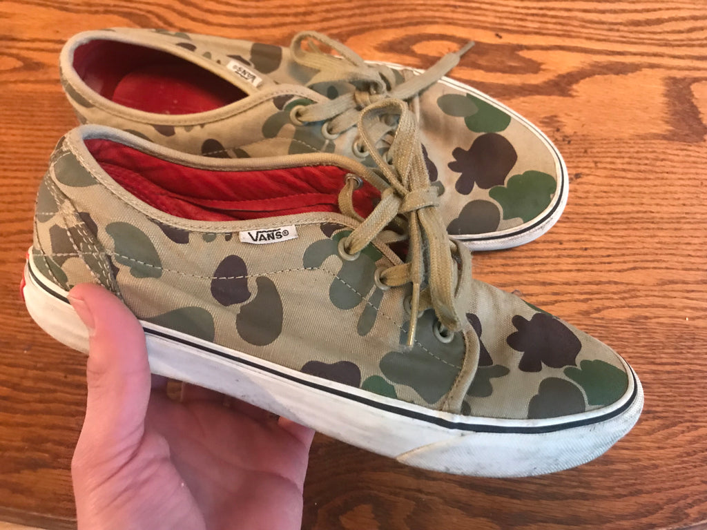 supreme camo vans