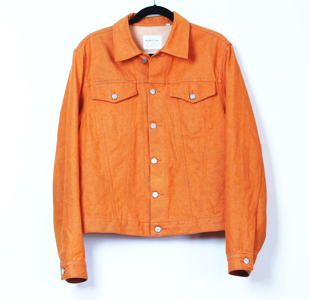 orange trucker jacket