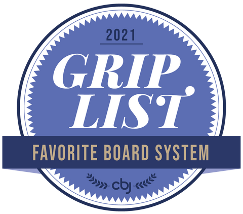 Kilter Board Award-Winning CBJ Grips List Climbing Board