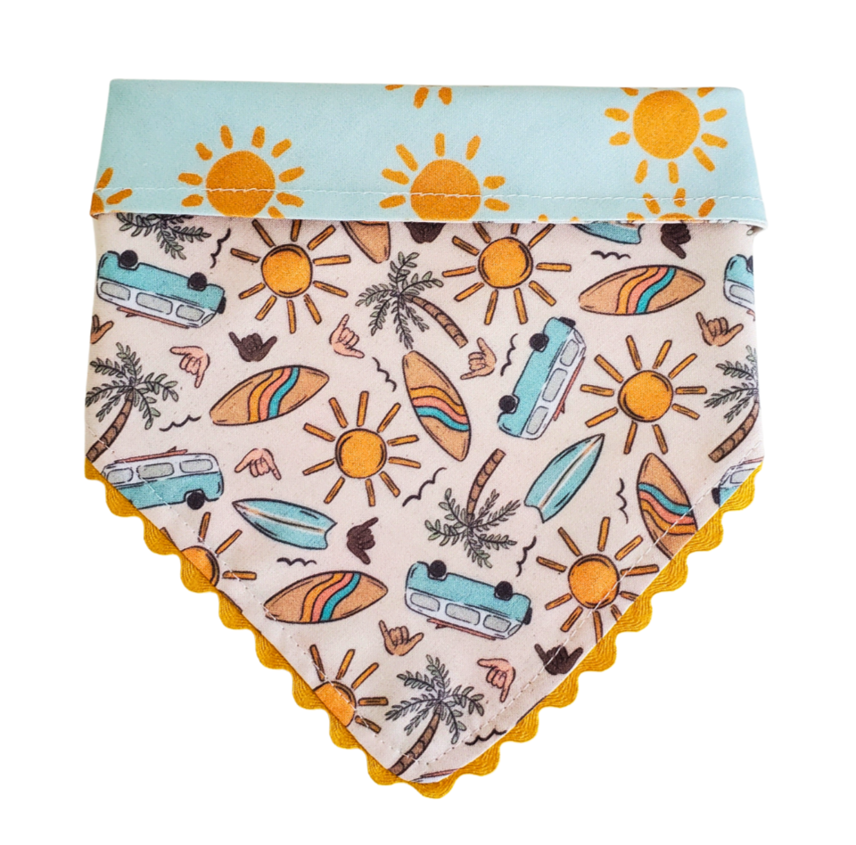 Surfs UP Collar Bandana