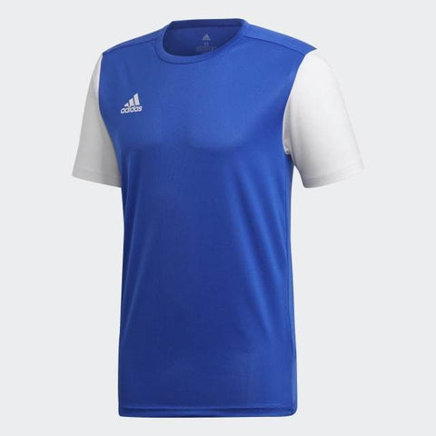 adidas blue and white soccer jersey