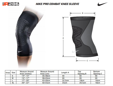 nike combat knee sleeve