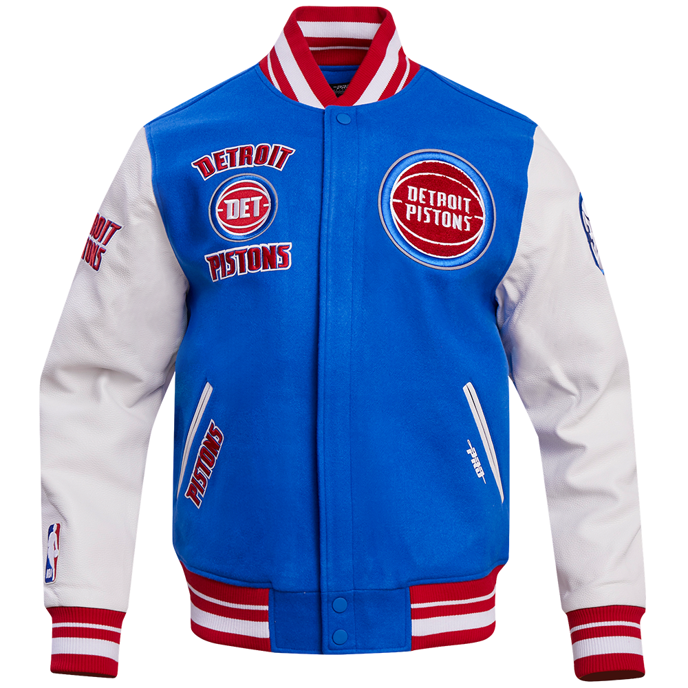 DETROIT PISTONS CLASSIC WOOL VARSITY JACKET (BLACK) – Pro Standard