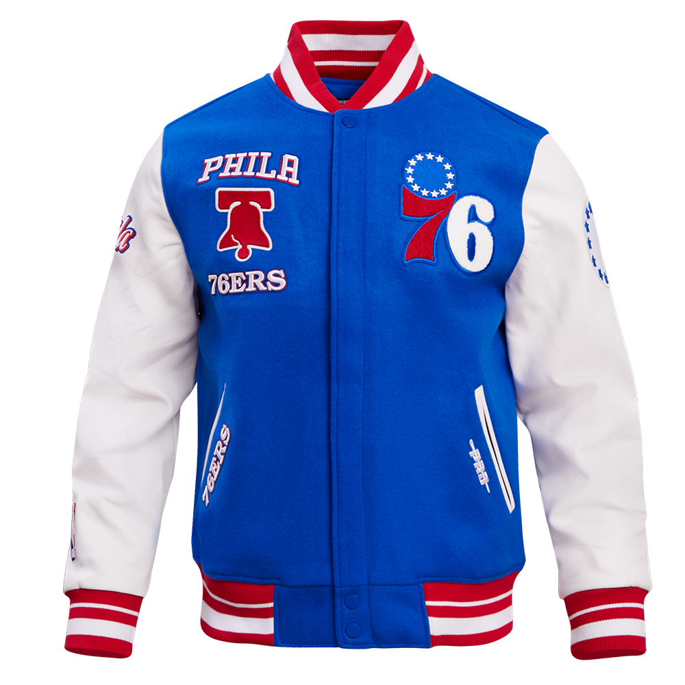 PHILADELPHIA PHILLIES RETRO CLASSIC RIB WOOL VARSITY JACKET