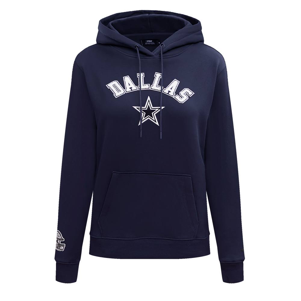 Nfl Dallas Cowboys Women's Long Sleeve Halftime Adjustment Fleece Hooded  Sweatshirt - S : Target