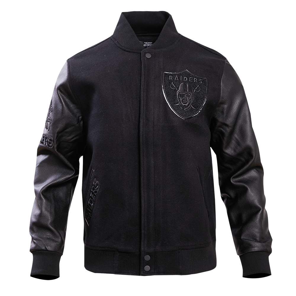 NEW* Men Pro Standard Las Vegas Raiders Varsity Jacket Triple