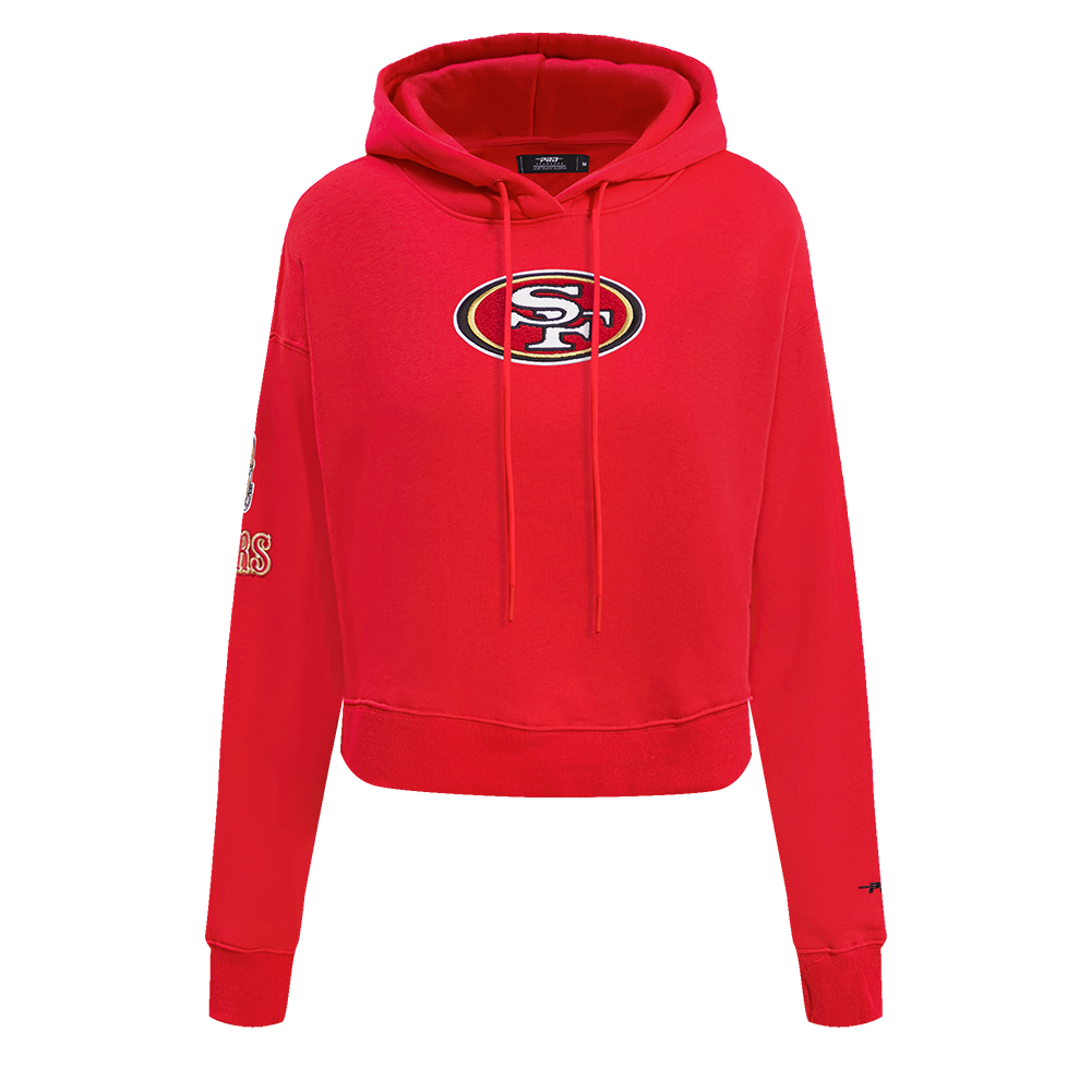  NFL San Francisco 49ers Women's Full Zip Fleece Hoodie with  Pouch Pocket, Red, Small : Sports & Outdoors