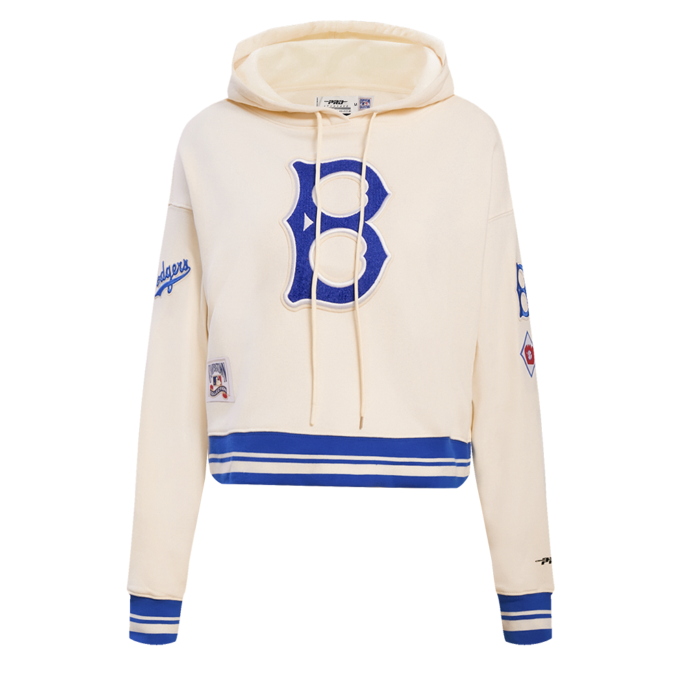 BROOKLYN DODGERS RETRO CLASSIC FLC CREWNECK (EGGSHELL/ ROYAL BLUE) – Pro  Standard