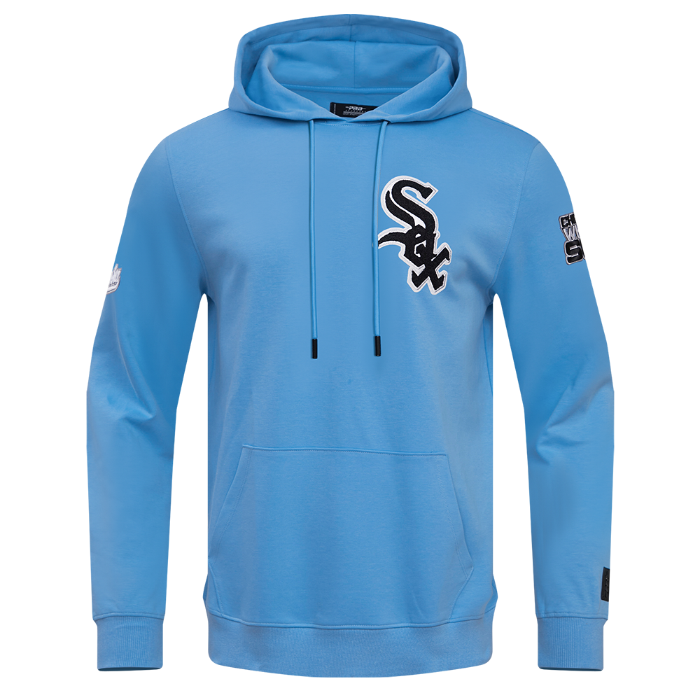 MLB CHICAGO WHITE SOX CLASSIC CHENILLE MEN'S PO HOODIE (GRAY