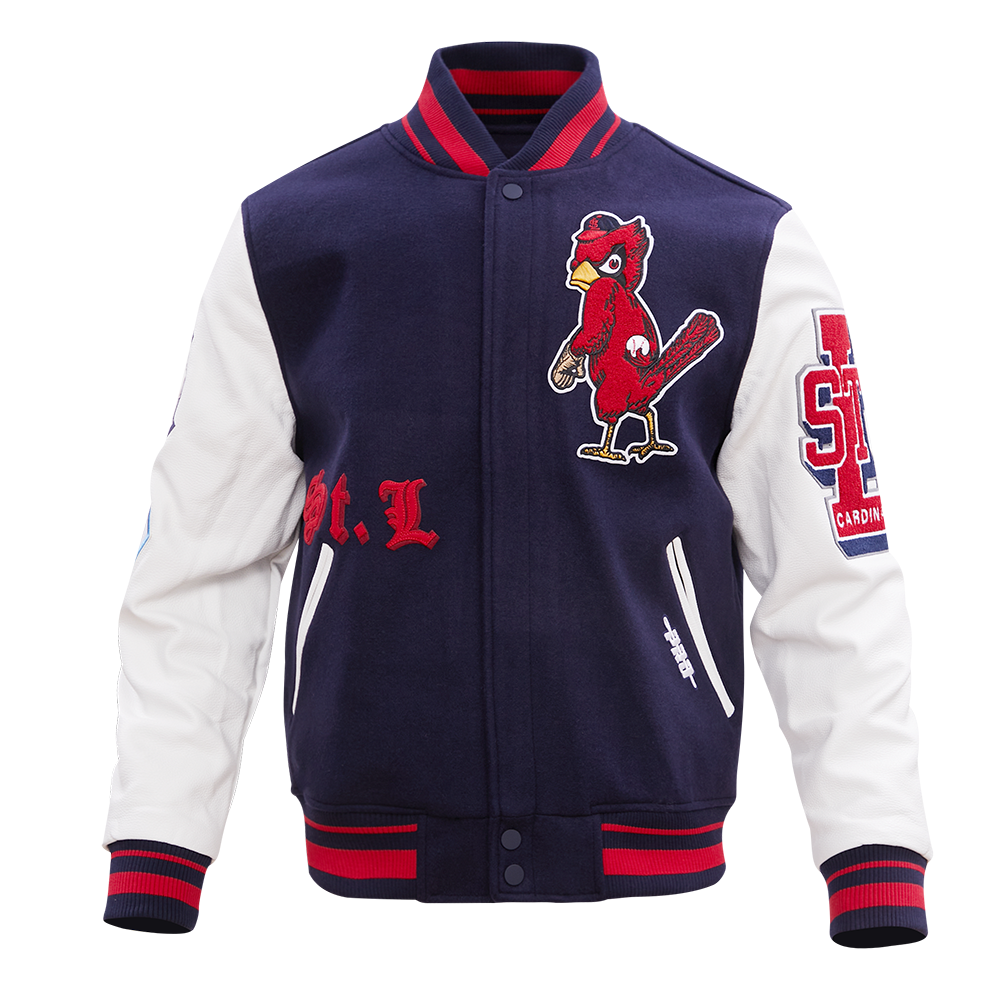 Thegenuineleather Cardinals St. Louis Red Varsity Jacket 