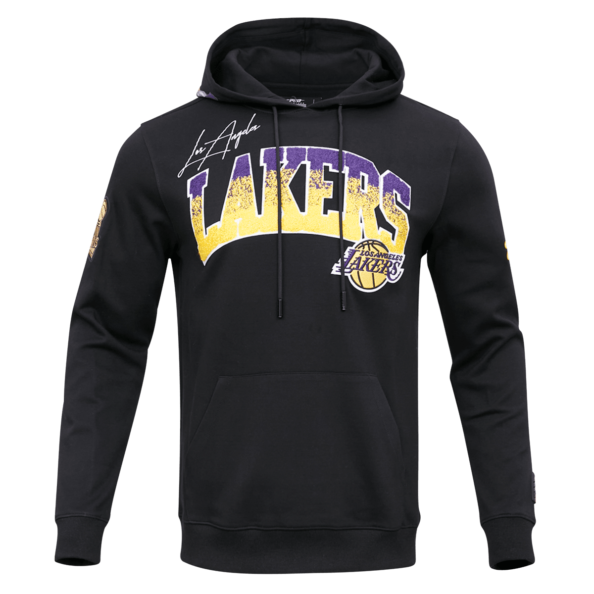 LOS ANGELES LAKERS ROSES DK PO HOODIE (BLACK) – Pro Standard