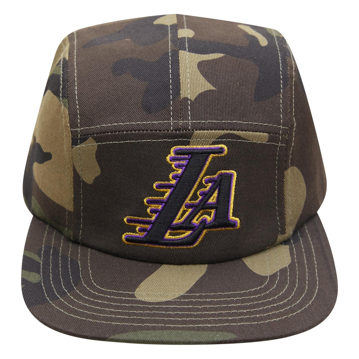 lakers 5 panel hat