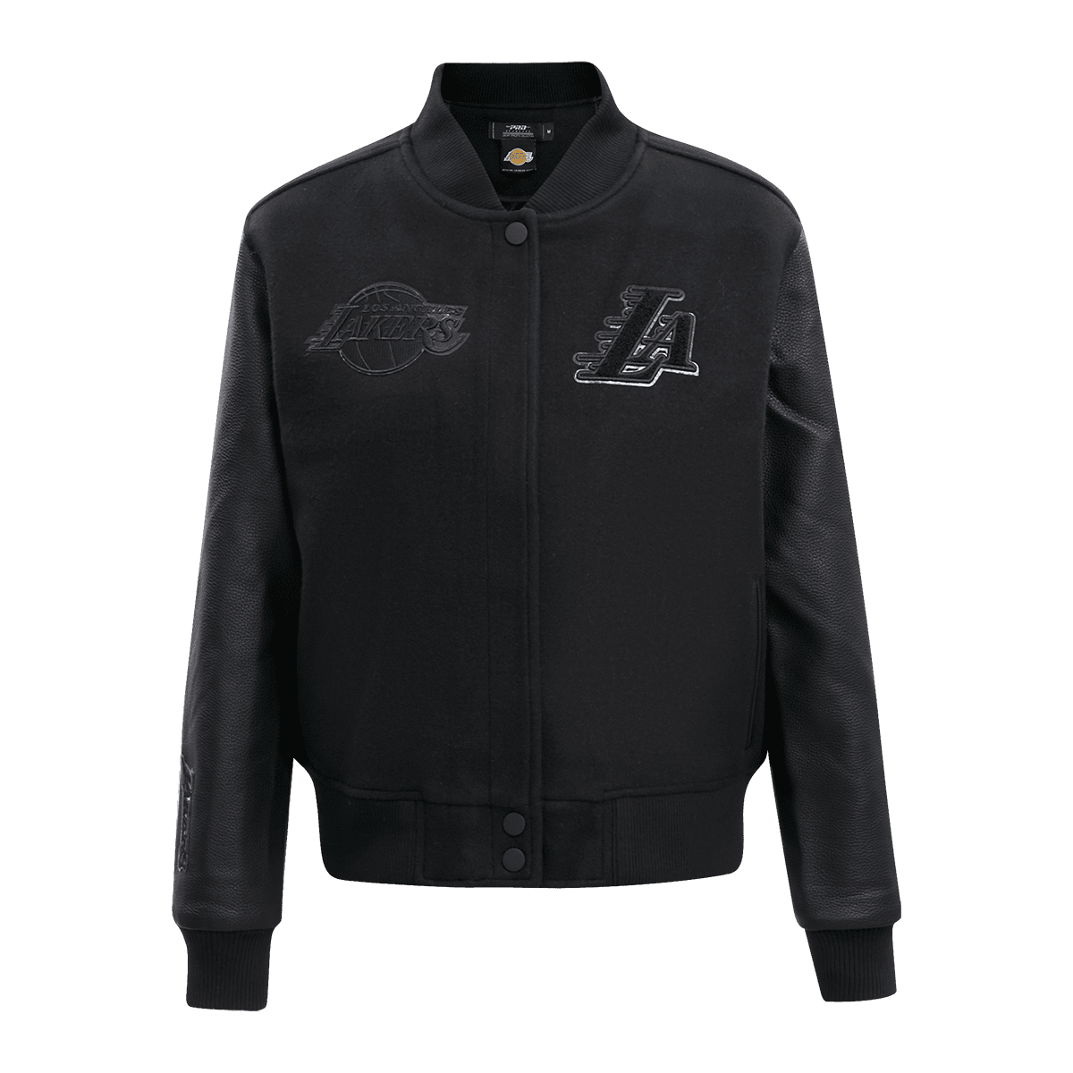LAKERS PRO STANDARD x BLACK PYRAMID leather jacket, Men's Fashion
