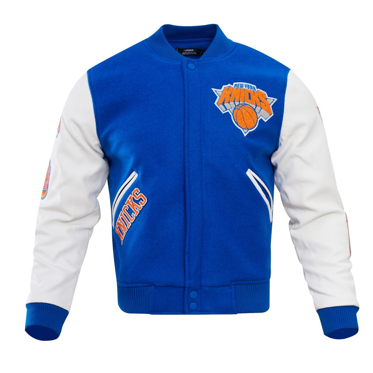 New York Yankees Pro Standard Mash Up Logo Varsity Full-Zip Jacket