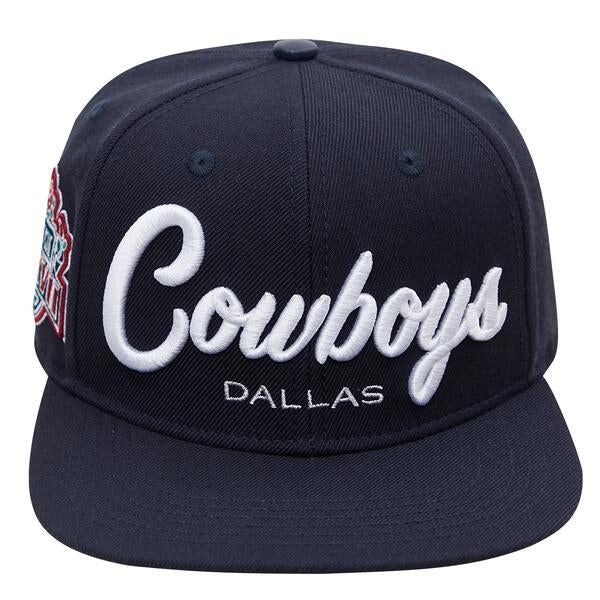 cowboys cursive hat