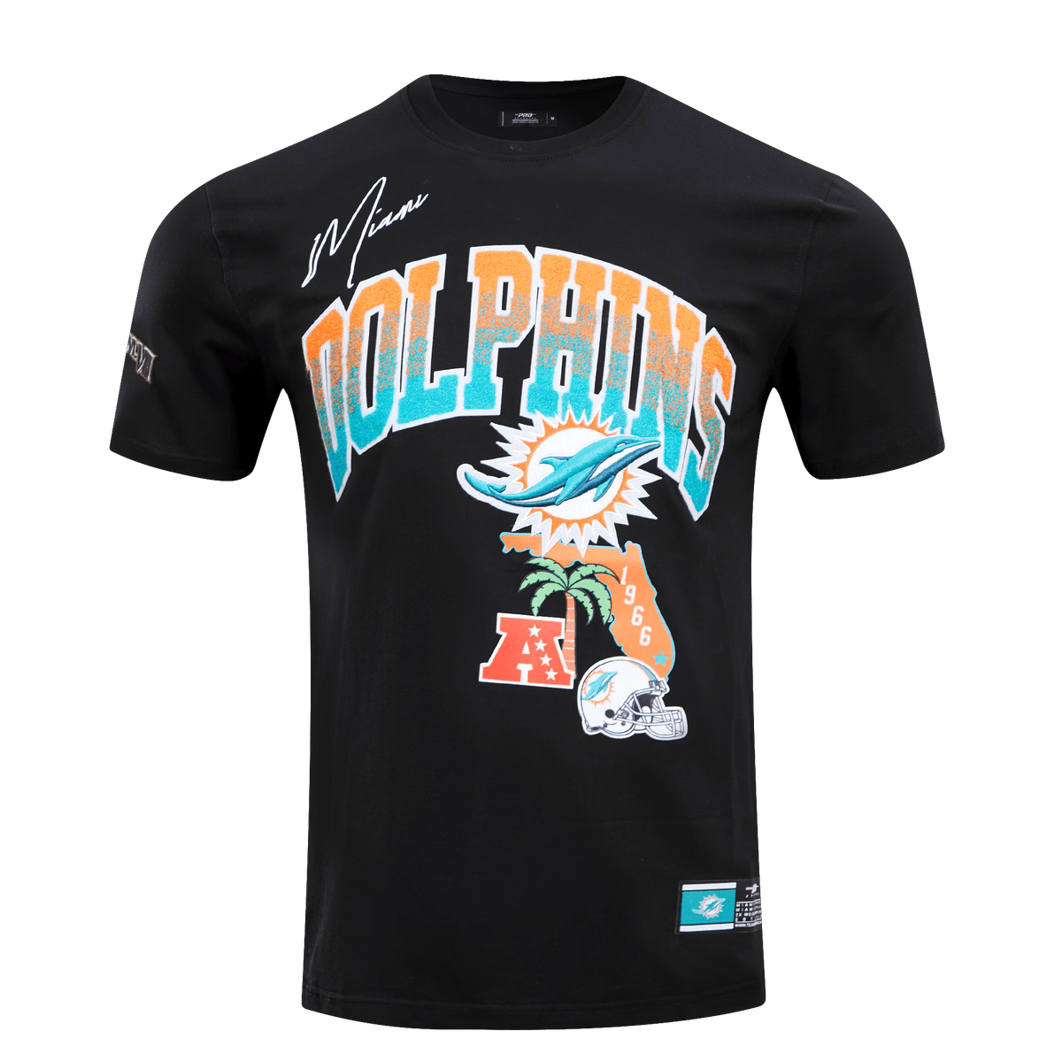 Pro Standard Men's Tyreek Hill White Miami Dolphins Player Avatar Graphic T- shirt