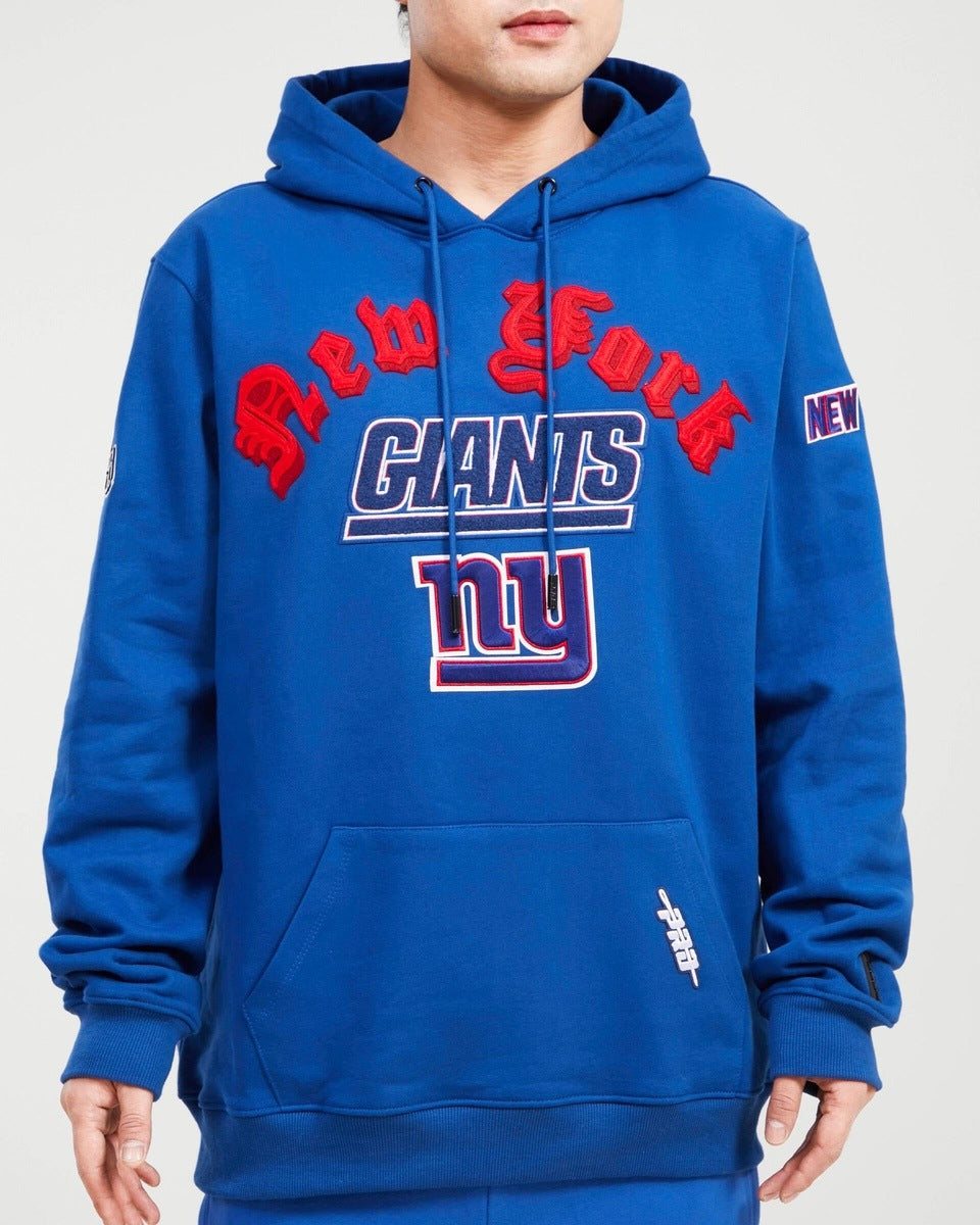 LOS ANGELES DODGERS OLD ENGLISH FLC PO HOODIE (BLACK)