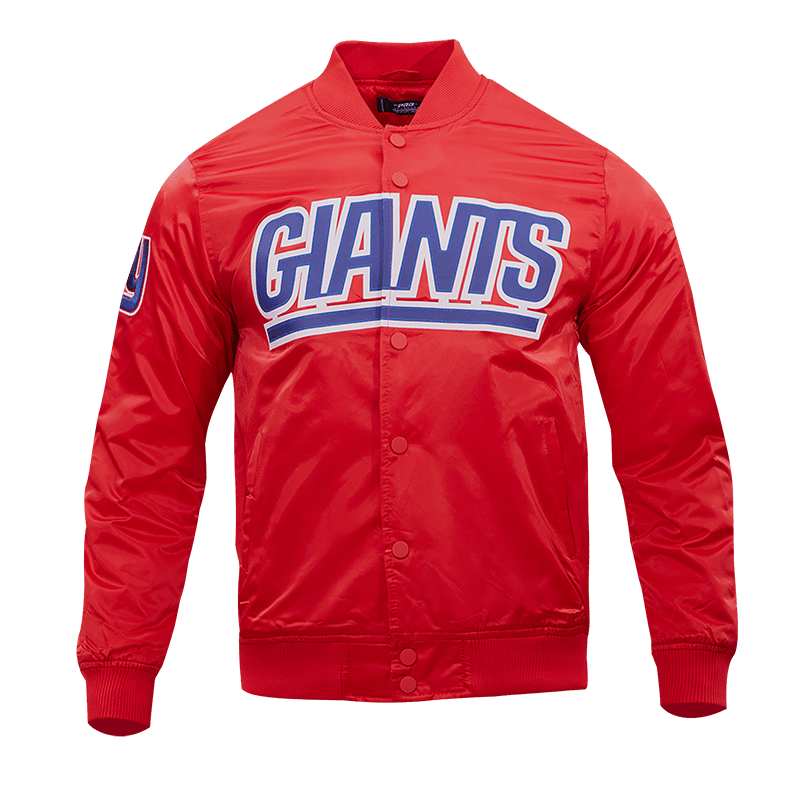 SAN FRANCISCO 49ERS TEAM BIG LOGO SATIN JACKET (BLACK) – Pro Standard