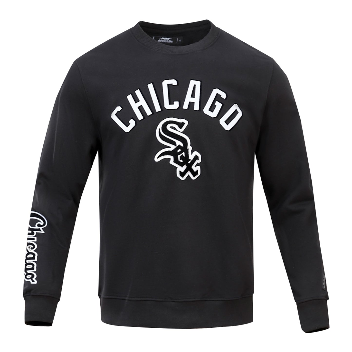 Men's Chicago White Sox Pro Standard Black Team Logo Pullover Hoodie