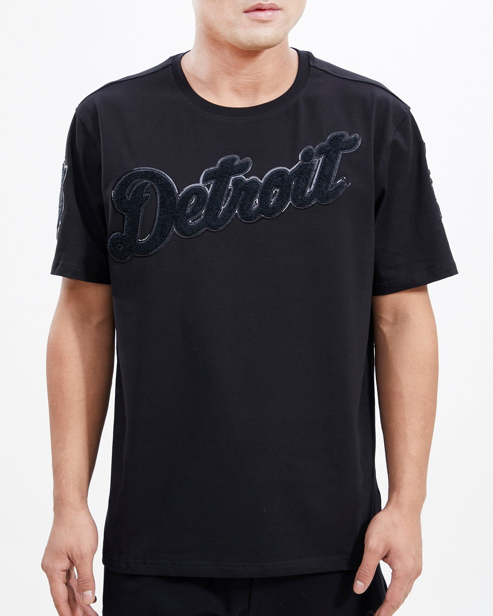 DETROIT TIGERS TRIPLE BLACK LOGO PRO TEAM SHIRT (BLACK) – Pro Standard