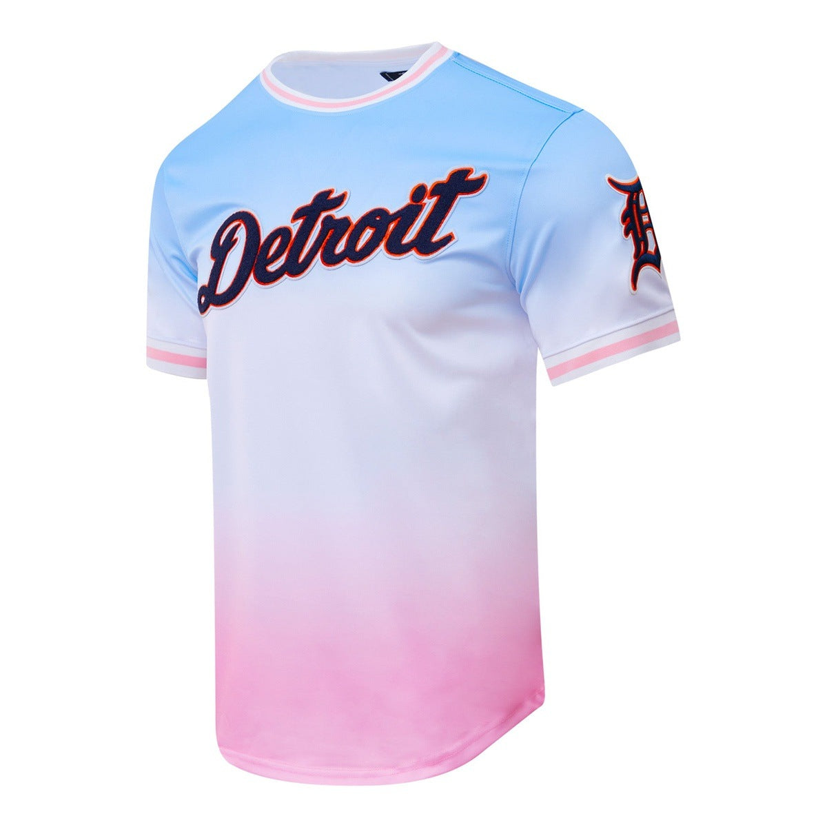 DETROIT TIGERS LOGO PRO TEAM SS OMBRE (BLUE/WHITE/PINK)