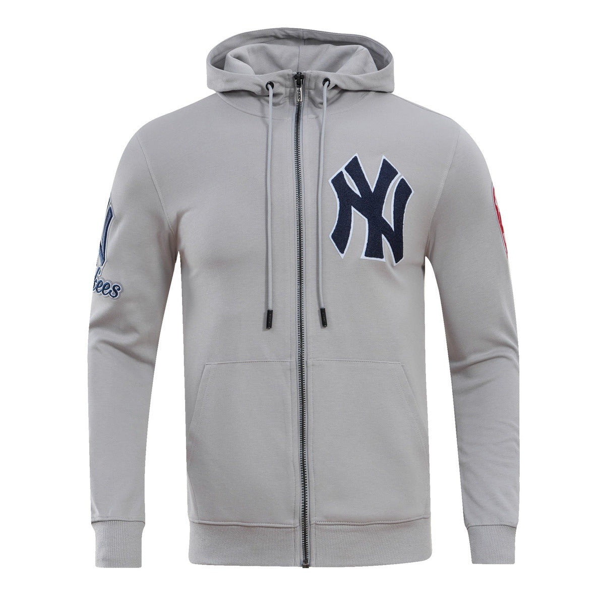 Men's New York Yankees Majestic Gray 2019 Postseason Dugout Authentic  Pullover Hoodie