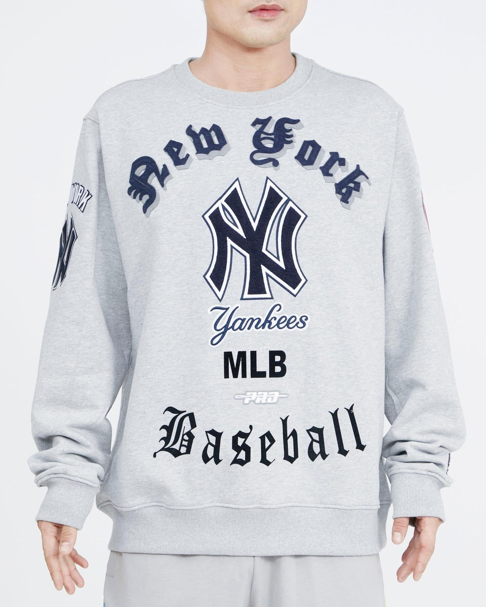 LOS ANGELES DODGERS OLD ENGLISH FLC CREWNECK (DODGER BLUE)