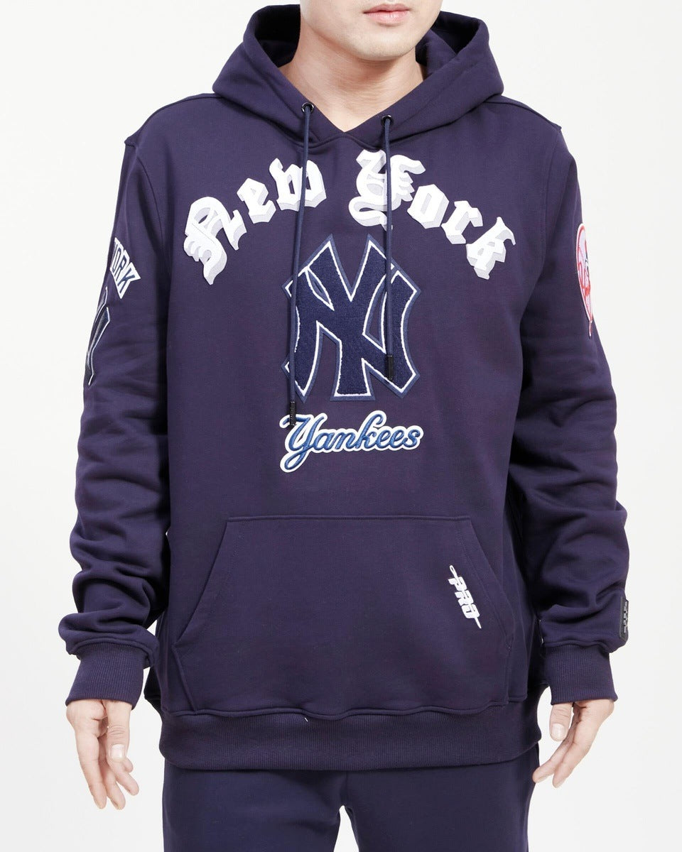 Shop Pro Standard New York Yankees Logo Mashup Hoodie LNY533335-MNW blue