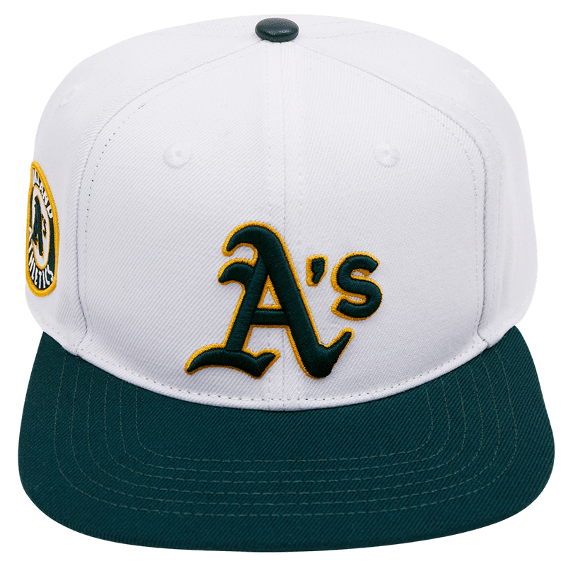 OAKLAND ATHLETICS CLASSIC LOGO SNAPBACK HAT (WHITE) – Pro Standard