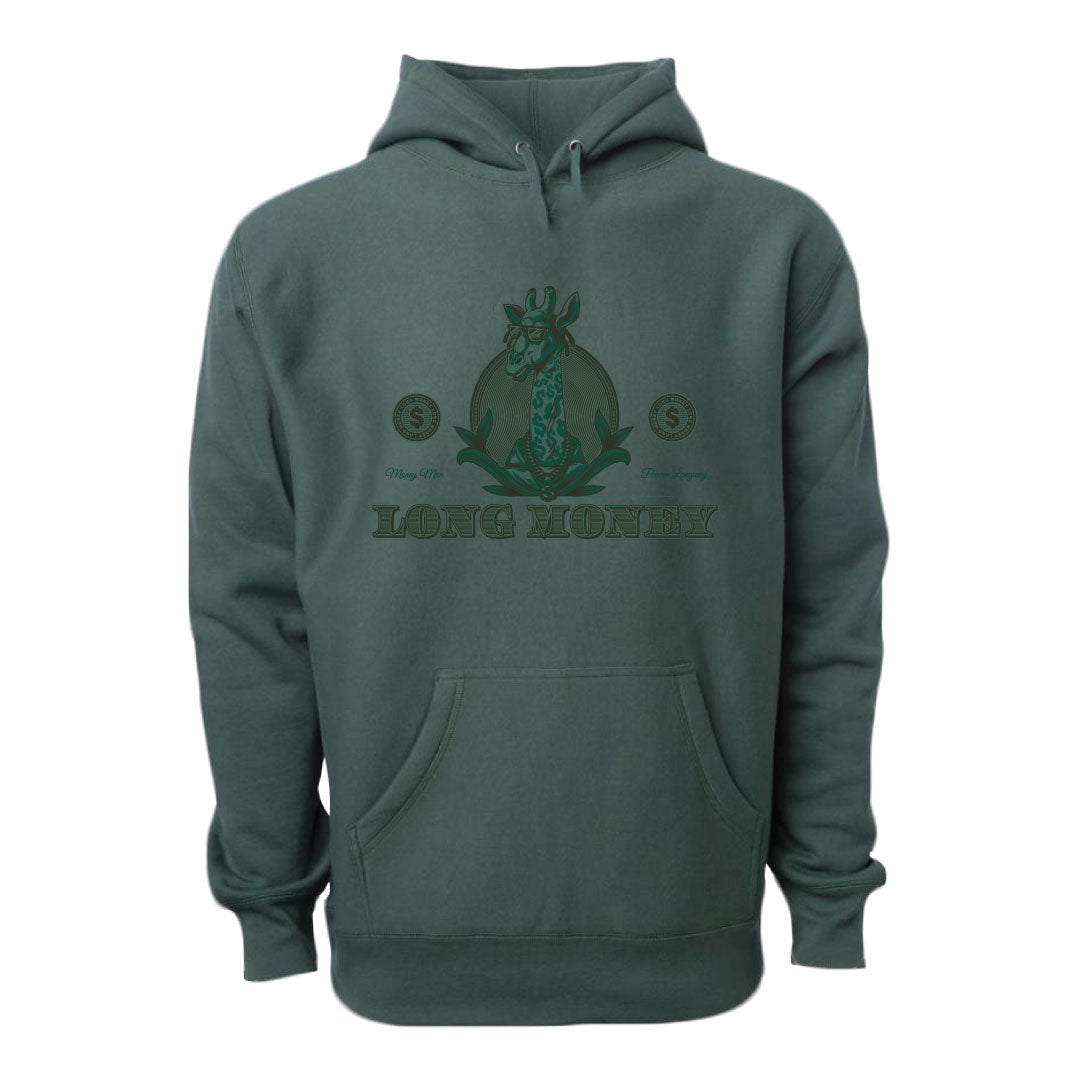 long green hoodie