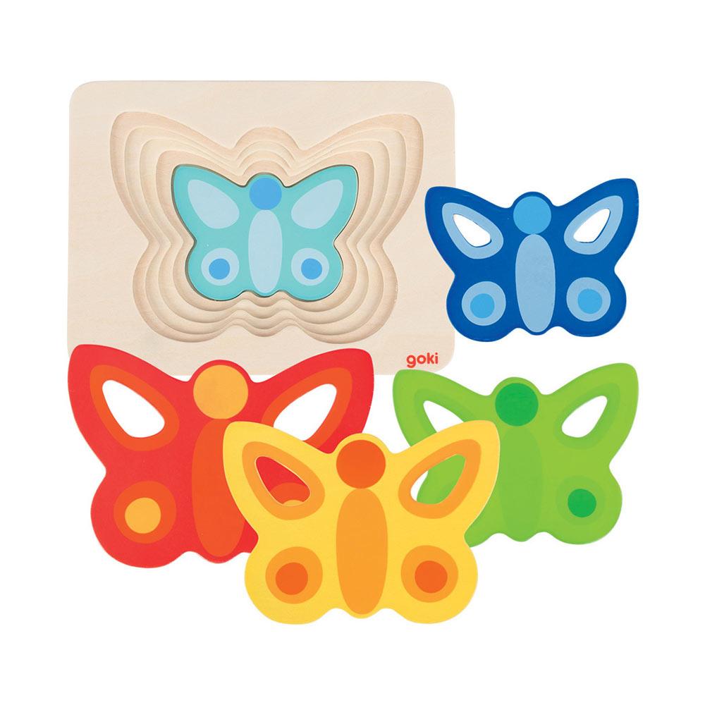 Download Layered Butterfly Puzzle Cleverstuff