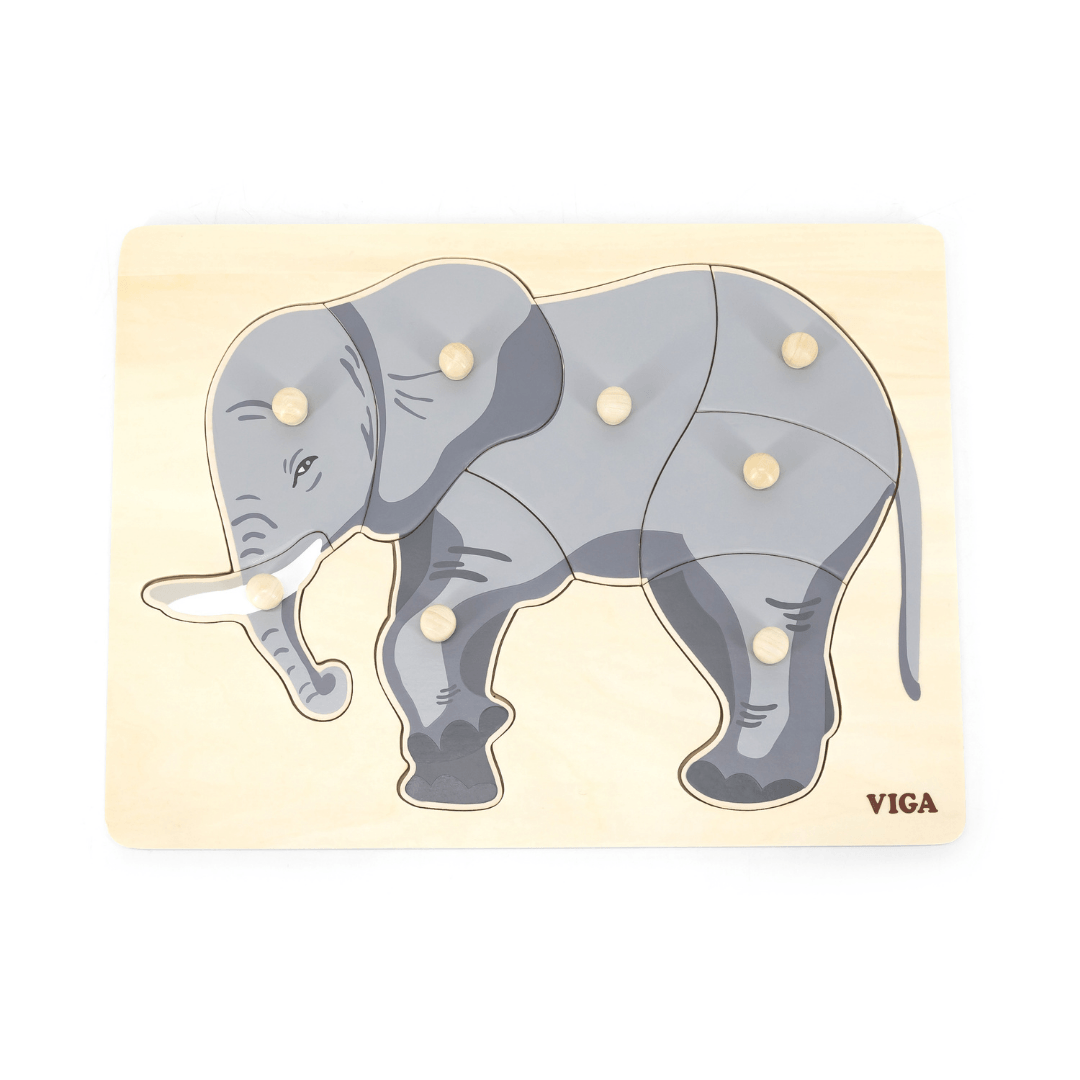 Check out the Montessori Elephant Peg Puzzle