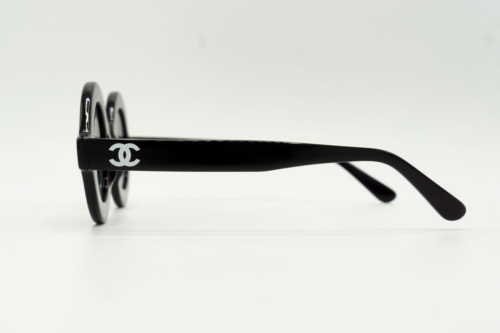 Authentic CHANEL Sunglasses CH5422B Womens PolarizedBlackWhite New With  Box  Inox Wind