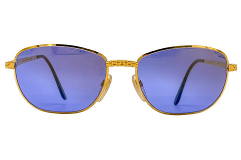 Vintage Ettore Bugatti 507 Blue Lenses