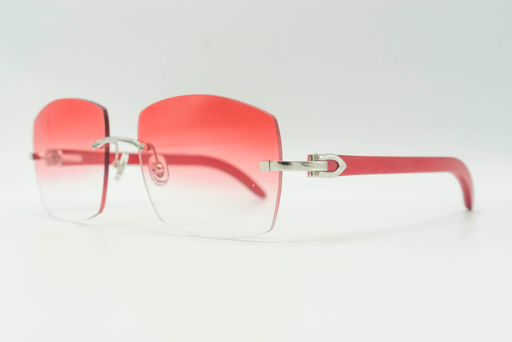 cartier sunglasses red