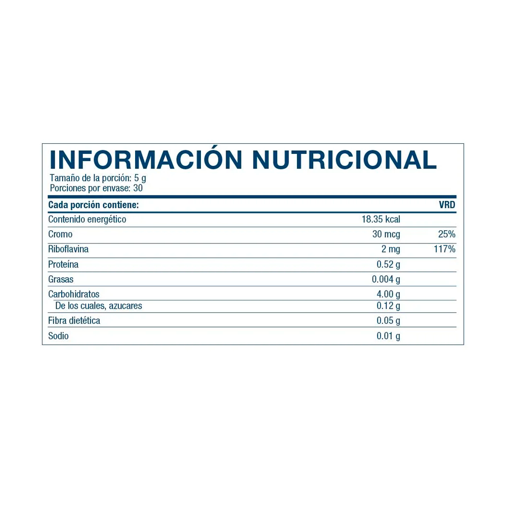 información nutricional Energy Go Stix 