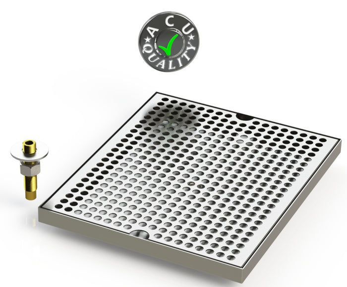 10 X 24 Surface Mount Drip Tray with Drain