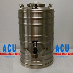 5 Gallon capacity] Stainless Steel Hot Beverage Dispenser durable