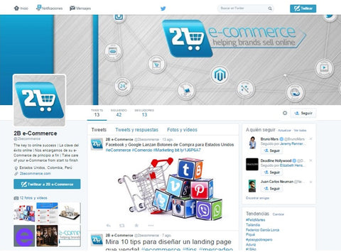 Twitter 2beCommerce