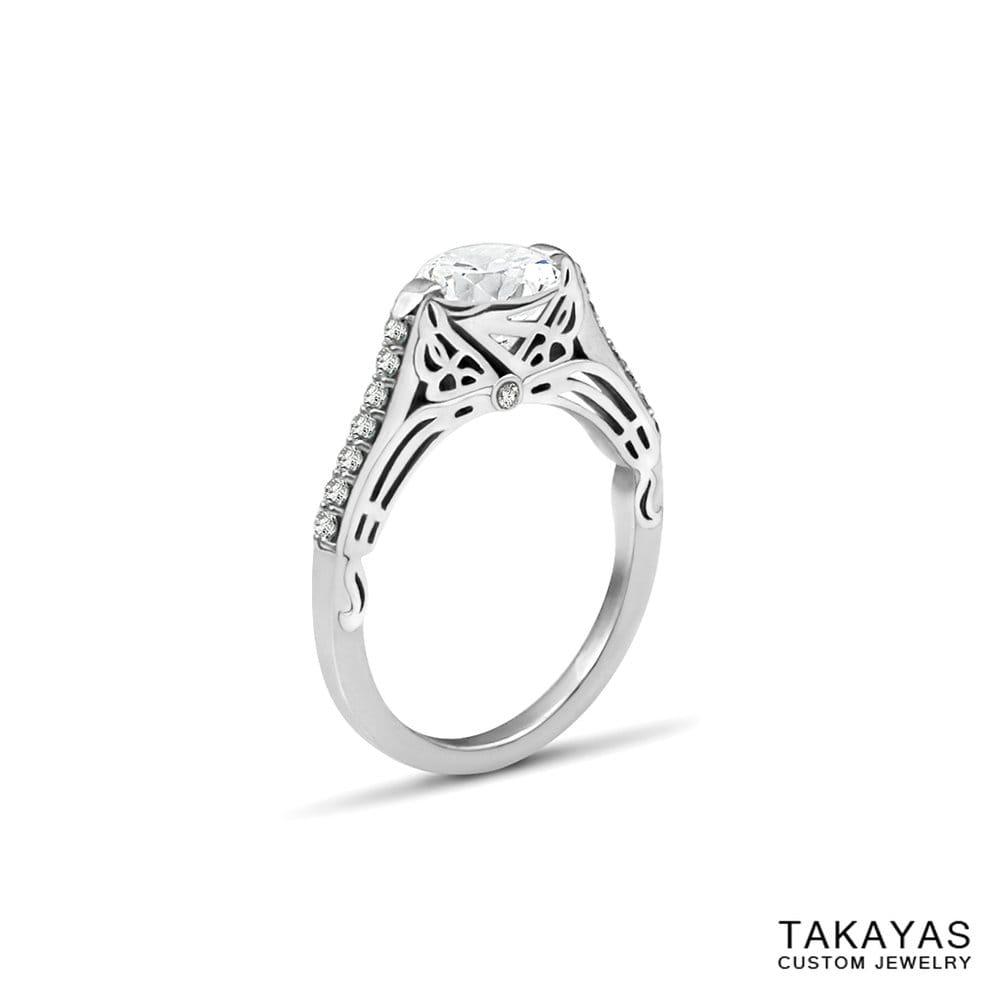 Butterfly_Superman_Engagement_Ring_2 Takayas Custom Jewelry