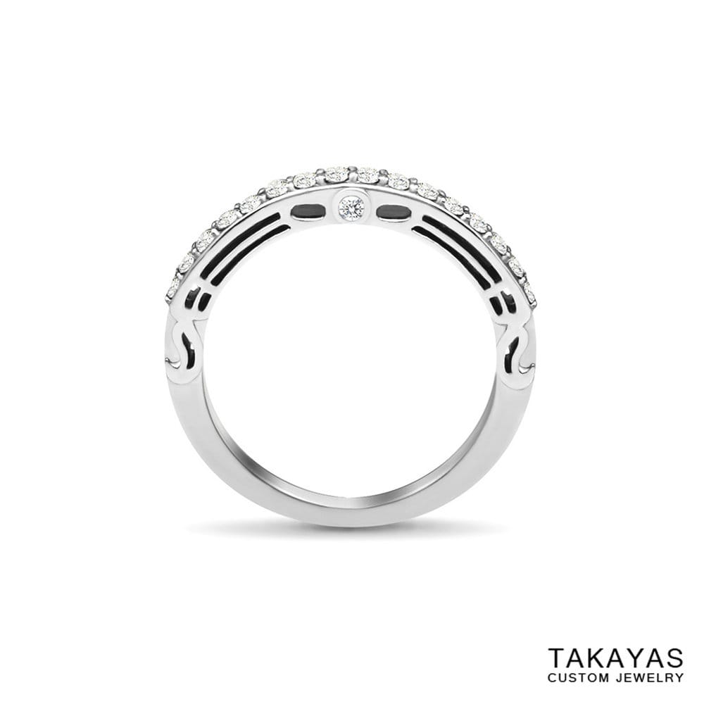 Butterfly_Superman_Wedding_Band_1 Takayas Custom Jewelry