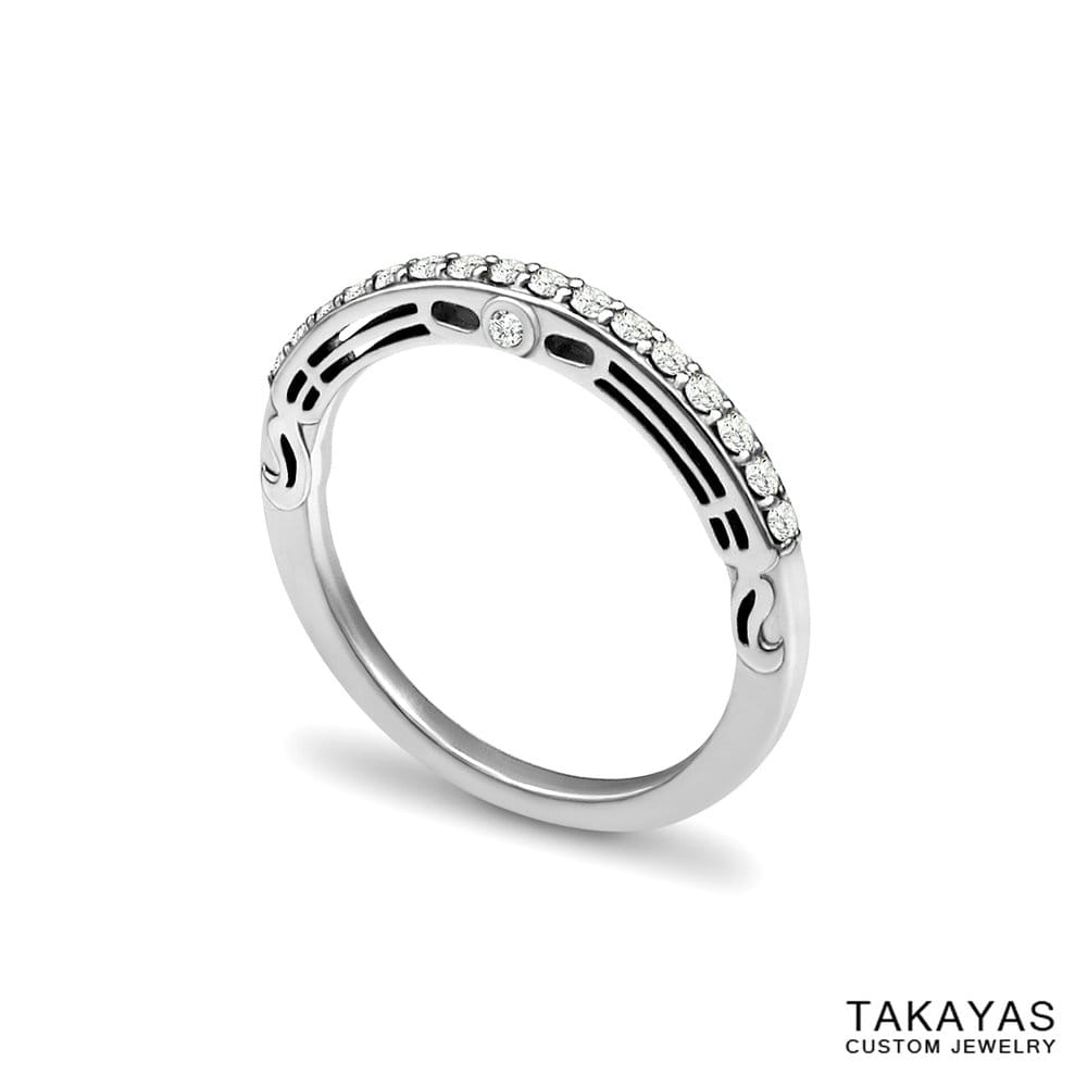 Butterfly_Superman_Wedding_Band_2 Takayas Custom Jewelry